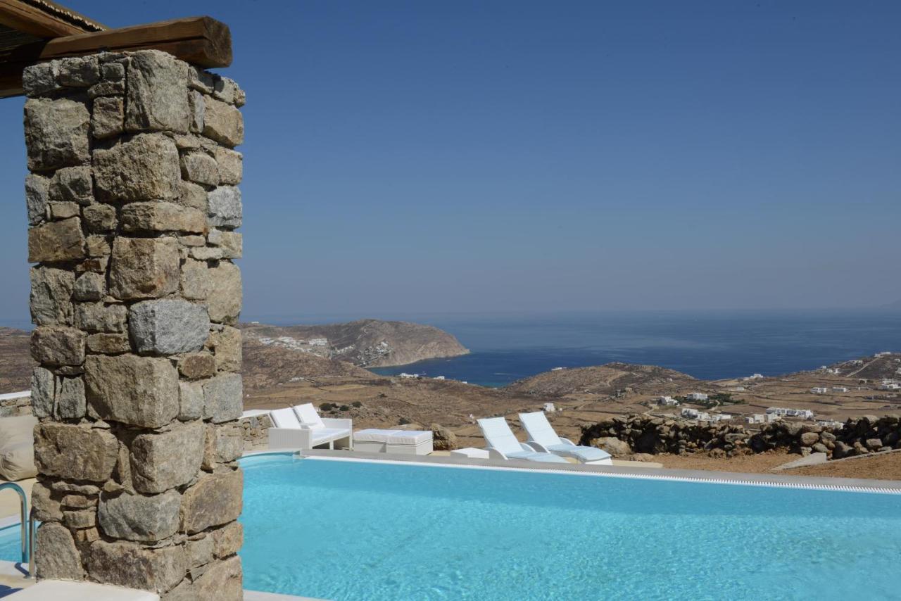 Luxury Athena Suite In Villa Georgia - Breathtaking Sea View And Pool Front Plintri Luaran gambar